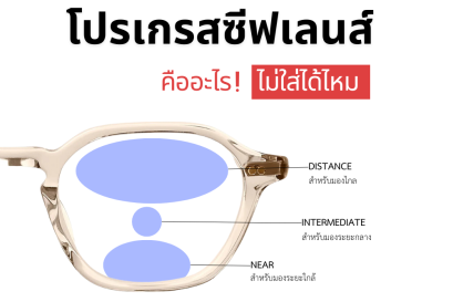 เลนส์โปรเกรสซีฟ คืออะไร! ไม่ใส่ได้ไหม