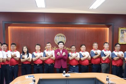 คณะผู้บริหาร คณะครู และบุคลากรทางการศึกษา วิทยาลัยเทคนิคแพร่ ประกาศเจตนารมย์ต่อต้านการทุจริต