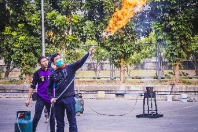 อบรมดับเพลิงขั้นต้นและฝึกซ้อมอพยพหนีไฟประจำปี 2565 