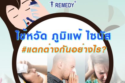 WORD: ไข้หวัด ภูมิแพ้ ไซนัส แตกต่างกันอย่างไร?