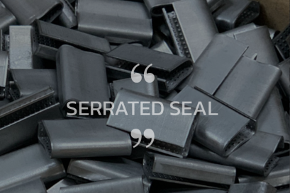 ทำไมต้องใช้กิ๊บหนาม(Serrated seal) ของยี่ห้อ SAMSON ในการรัดสายรัด PET?