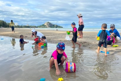 ทะเล พาเด็กๆ เที่ยวทะเล