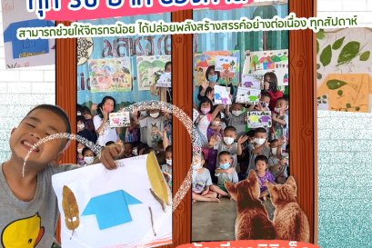 ขอสนับสนุนโครงการ ศิลปะนอกหน้าต่าง ให้วัยเด็ก ของเด็กๆ เป็นวันเด็กที่ดี