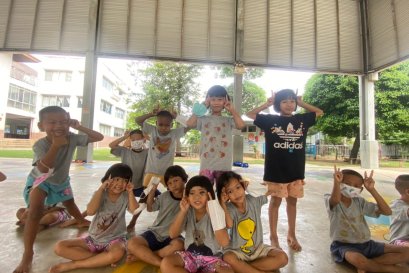 อุ่นอุ่นที่โรงเรียนอนุบาลหมู่บ้านเด็กสานรัก