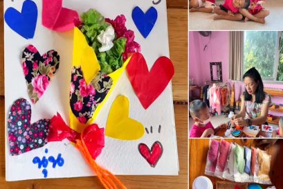 เรามาชวนเด็กๆ วัยอนุบาลทำการ์ดวันแห่งความรักกันคะ