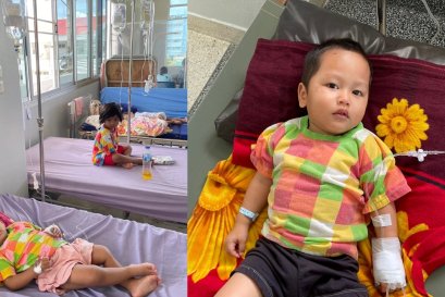 อาหารเป็นพิษ น้องๆ บ้านทานตะวัน ต้องนอนโรงพยาบาล