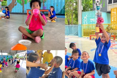กิจกรรมแข่งขันกีฬาสีโรงเรียนอนุบาลหมู่บ้านเด็กสานรัก ๑๕ กันยายน ๒๕๖๖