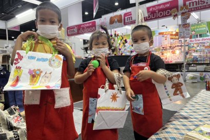 กิจกรรมดีๆ ร้อยลูกปัดและงานศิลปะ ในงานมหกรรมหนังสือระดับชาติ ครั้งที่ 28