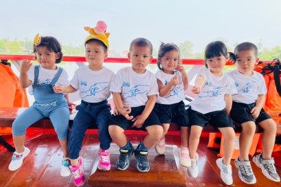 เด็กบ้านทานตะวัน ทัศนศึกษาตลาดน้ำดอนหวาย