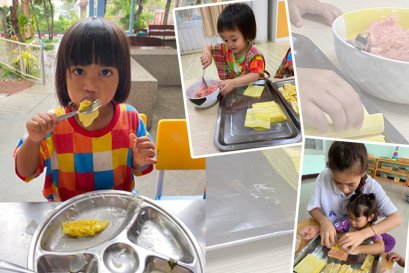 กิจกรรมคุกกิ้ง ของเด็กๆ บ้านทานตะวัน