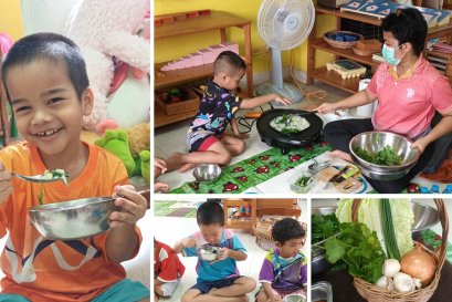 ชวนเด็กๆ ทำเมนูไข่น้ำกันค่ะ