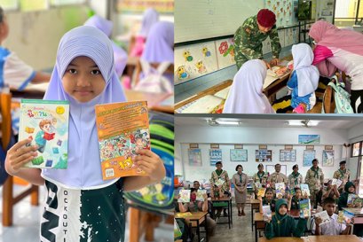 กิจกรรมมอบหนังสือแก่นักเรียนโรงเรียนเทศบาล อ.เบตง จ.ยะลา