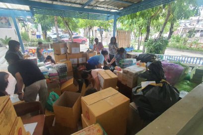 ทีมงานมูลนิธิเด็กแพ็คของช่วยเหลือเด็กและผู้ประสบภัยแนวชายแดน