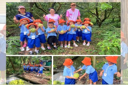 น้องๆ วัยอนุบาลตะลุยสวนส้มโอ จังหวัดนครปฐม