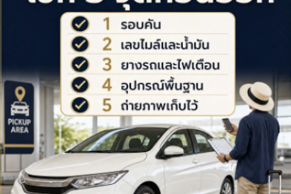 Rental Car Pickup Checklist | Chiang Mai Car Rental
