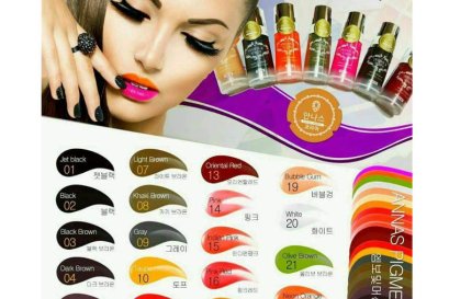 สีสักเกาหลี Anna S 