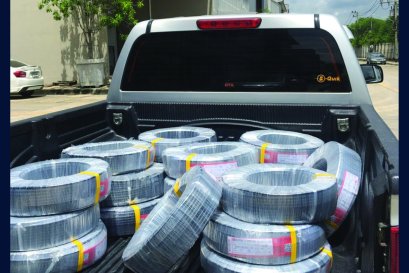 จัดส่ง สายคอนโทรล 60227 IEC02 VSF 1x25 sq.mm. S.SUPER CABLE