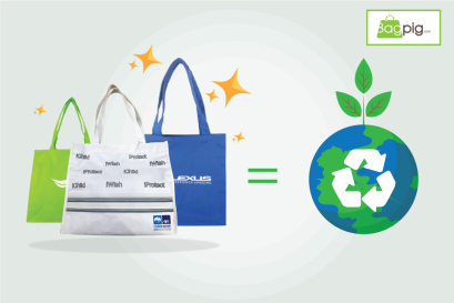 กระเป๋าผ้าช่วยลดโลกร้อน