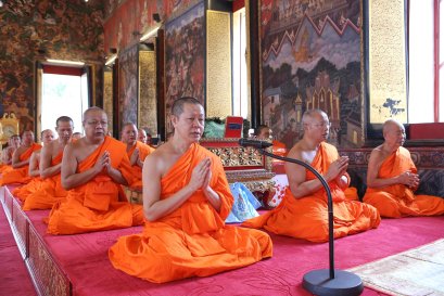 พิธีเจริญพระพุทธมนต์ และเจริญจิตตภาวนา ถวายพระพรชัยมงคลแด่ สมเด็จพระเจ้าอยู่หัวมหาวชิราลงกรณ บดินทรเทพยวรางกูร  และ สมเด็จพระนางเจ้าสิริกิติ์ พระบรมราชินีนาถ