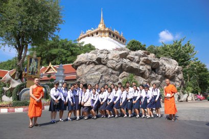  นักเรียนโรงเรียนเฉลิมพระเกียรติสมเด็จพระศรีนครินทร สมุทรสาคร จำนวน ๙๐ คน พร้อมด้วยคณะครูจำนวน ๔คน เดินทางมาทัศนศึกษา