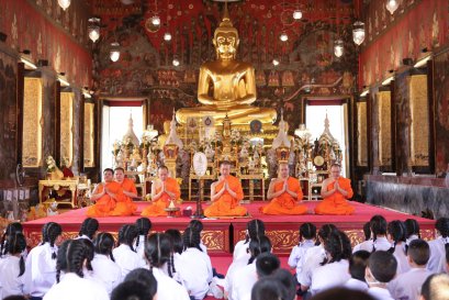 โรงเรียนจิตรลดา เดินทางมาทัศนศึกษาวัดสระเกศ ราชวรมหาวิหาร