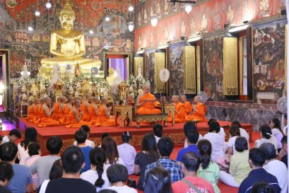 พระธรรมเทศนาภาคค่ำ เนื่องในวันมาฆบูชา  เรื่อง โอวาทปาฏิโมกขกถา โดย พระเทพรัตนมุนี