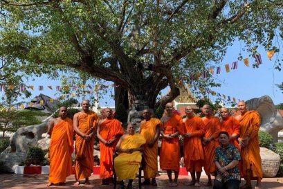 คณะสงฆ์ศรีลังกาเยี่ยมวัดสระเกศ ราชวรมหาวิหาร 