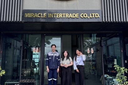 Novelis Asia  เยี่ยมชมโรงงานและหารือความร่วมมือทางธุรกิจกับ บริษัท มิราเคิล อินเตอร์เทรด จำกัด