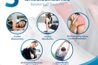 รักษาอาการ เส้นเอ็นไหล่อักเสบ