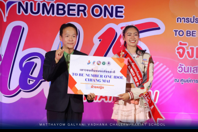 เข้าร่วม การประกวดเยาวชนต้นแบบเก่งและดี TO BE NUMBER ONE IDOL รุ่นที่ 15 รอบคัดเลือกระดับจังหวัดเชียงใหม่