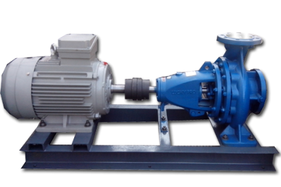 ตัวอย่างงานประกอบแท่นปั๊ม พร้อมมอเตอร์