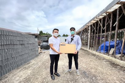 เข้าส่งมอบแบบก่อสร้างงานตกแต่งภายในให้กับคุณลูกค้าที่siteงาน