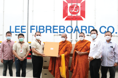 ร่วมส่งมอบเตียงสำหรับผู้ป่วยโควิด-19 ให้กับตัวแทนสงฆ์ ณ วัดป้อมฯ จำนวน 200 เตียง