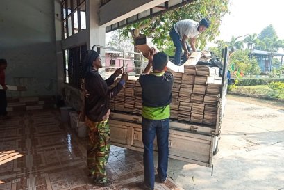 บริษัท สยาม พลาสวูด จำกัด บริจาคไม้พื้นสังเคราะห์ Greenwood 