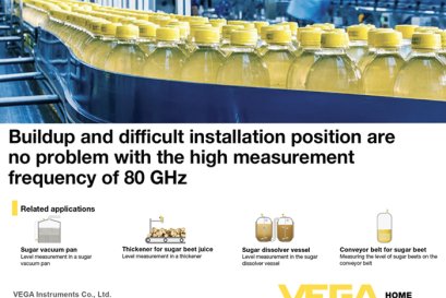 เทคโนโลยีเรดาร์ 80 GHz: การควบคุมระดับน้ำปูนใสอย่างแม่นยำในกระบวนการผลิตน้ำตาล