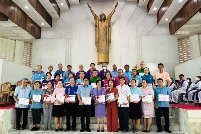 ร่วมพิธีแต่งตั้งคณะกรรมการสภาภิบาลวัด สังฆมณฑลราชบุรี 