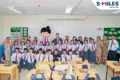 เครือเอสไมส์กรุ๊ป (S.MILES Group) จัดกิจกรรม CSR ครั้งใหญ่ เลี้ยงอาหารกลางวัน 4 สถาบัน