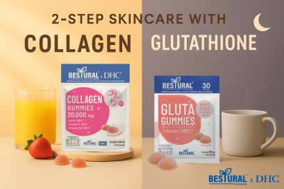 2-Step Skincare with Collagen and Glutathione