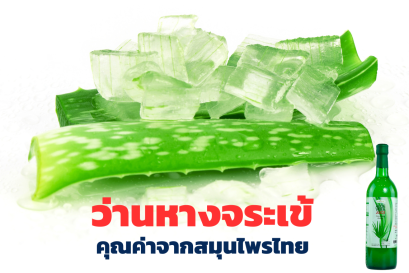 ว่านหางจระเข้กับการสมานแผล และแผลไหม้จากการฉายรังสี