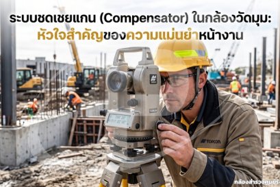 ระบบชดเชยแกน (Compensator) ในกล้องวัดมุม: หัวใจสำคัญของความแม่นยำหน้างาน