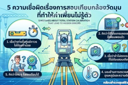 5 ความเชื่อผิดเรื่องการสอบเทียบกล้องวัดมุม ที่ทำให้ค่าเพี้ยนไม่รู้ตัว