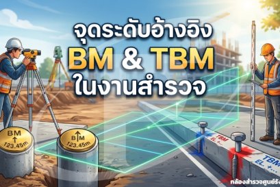 จุดระดับอ้างอิง BM และ TBM ในงานสำรวจ
