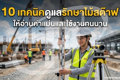 10 เทคนิคดูแลรักษาไม้สต๊าฟให้อ่านค่าแม่นและใช้งานทนนาน