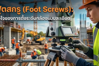 ฟุตสกรู (Foot Screws) หัวใจของการตั้งระดับกล้องแบบละเอียด