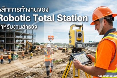 หลักการทำงานของ Robotic Total Station สำหรับงานสำรวจ