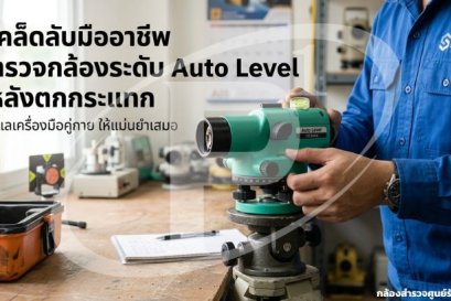 เคล็ดลับมืออาชีพ ตรวจกล้องระดับ Auto Level หลังตกกระแทก