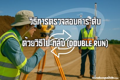 วิธีการตรวจสอบค่าระดับด้วยวิธีไปกลับ (Double Run)