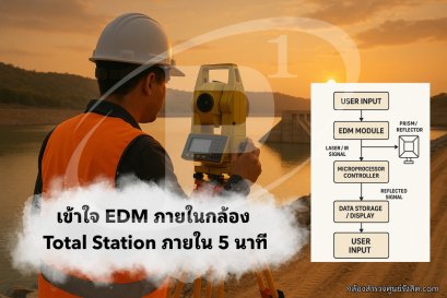 เข้าใจ EDM ภายในกล้อง Total Station ภายใน 5 นาที