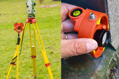 ชนิดของเป้าปริซึม (Prism) ที่นิยมใช้กับกล้อง Total station