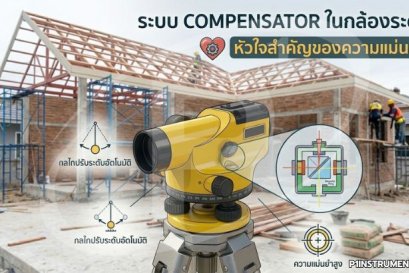 ระบบคอมเพนเซเตอร์ในกล้องระดับ Auto Level สำหรับตรวจรับกล้องมือสอง
